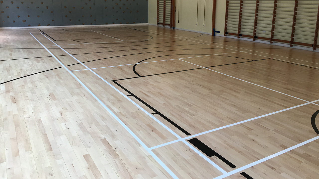 Wood Floor Restoration - New College School Wood Floor Restoration, Renue UK